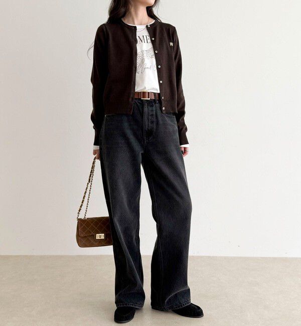 fredy emue「FR刺繍ベーシックカーディガン」|カーディガン|