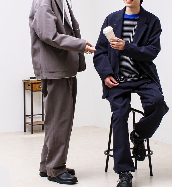 GLOSTER「【セットアップ対応】トリコットオールマイティパンツ」|チノ|