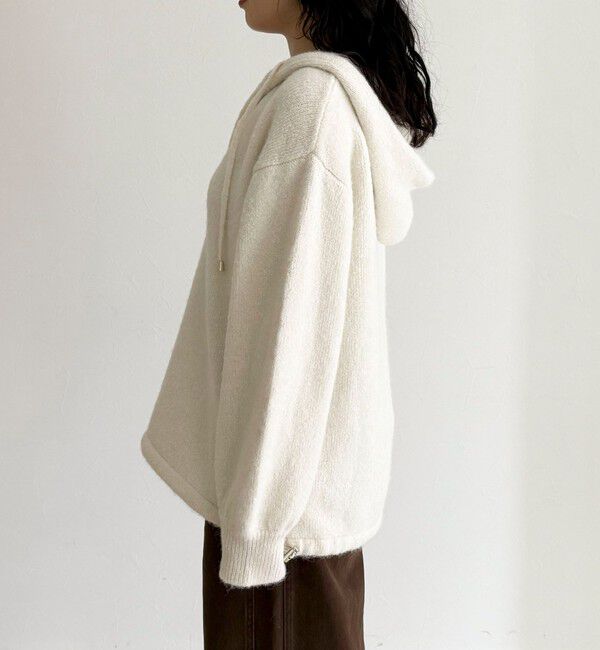 fredy emue「フード付きニットプルオーバー」|ニット・セーター|