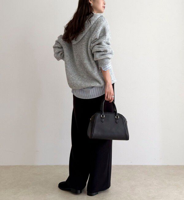 fredy emue「フード付きニットプルオーバー」|ニット・セーター|