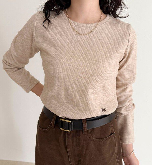 fredy emue「起毛テレココンパクトプルオーバー」|Tシャツ・カットソー|