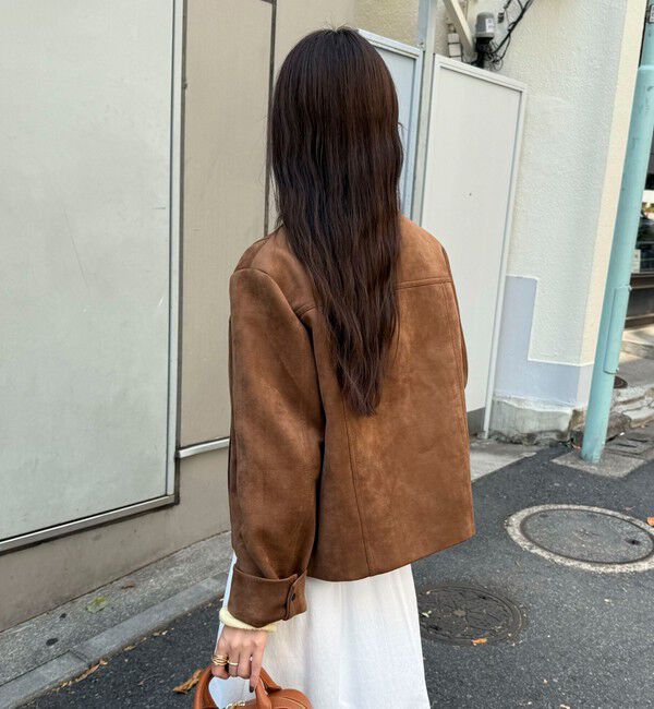 fredy emue「フェイクスエードジャケット」|テーラードジャケット|