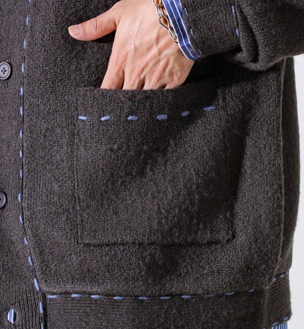 GLOSTER「【ユニセックス対応】ハンドステッチニットジャケット」|カーディガン|