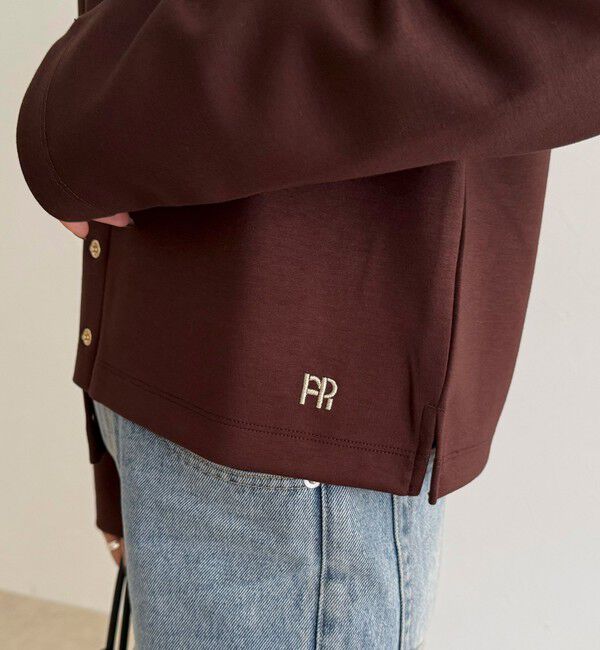 fredy emue「ポンチドット釦カーディガン」|カーディガン|