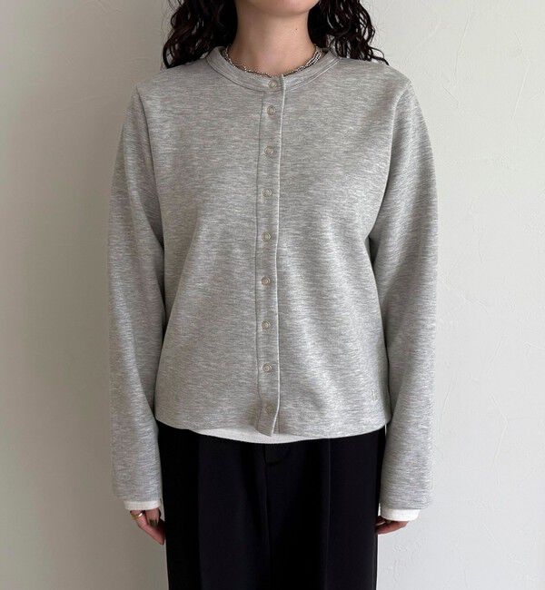 fredy emue「ポンチドット釦カーディガン」|カーディガン|