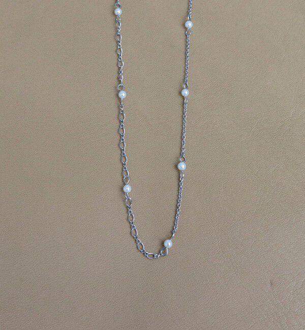 fredy emue「プチパール&times;チェーンロングネックレス」|ネックレス|