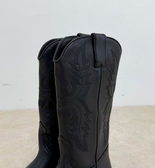 fredy emue「【REMME/レメ】レザーウエスタンロングブーツ」|ロングブーツ|