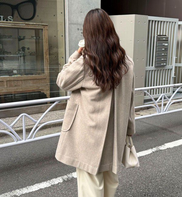 fredy emue「Super100ステンカラーミドルコート」|ダッフルコート|