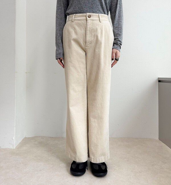 fredy emue「コーデュロイストレートパンツ」|チノ|