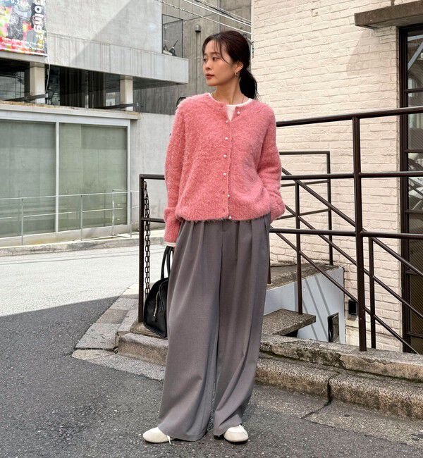 fredy emue「ふわふわ起毛ニットカーディガン」|カーディガン|