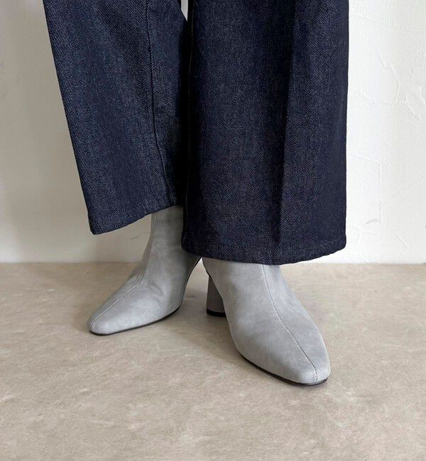 fredy emue「【JETEE/ジュテ】バックジップストレッチヒールブーツ」|ロングブーツ|