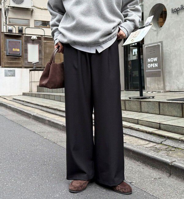 fredy emue「ウールライク5ポケイージーパンツ」|チノ|