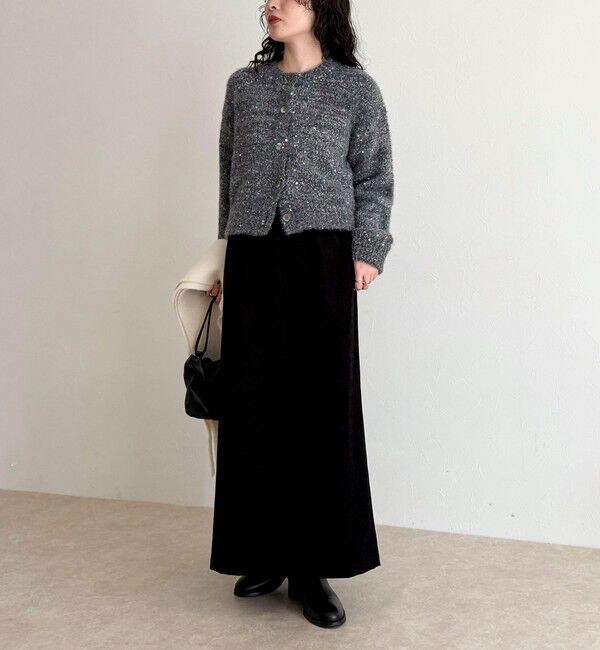 fredy emue「スパンコールニットカーディガン」|カーディガン|