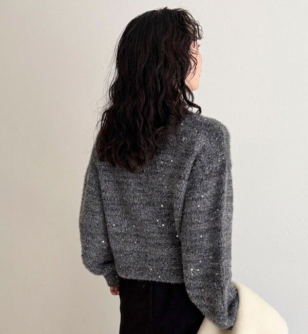 fredy emue「スパンコールニットカーディガン」|カーディガン|