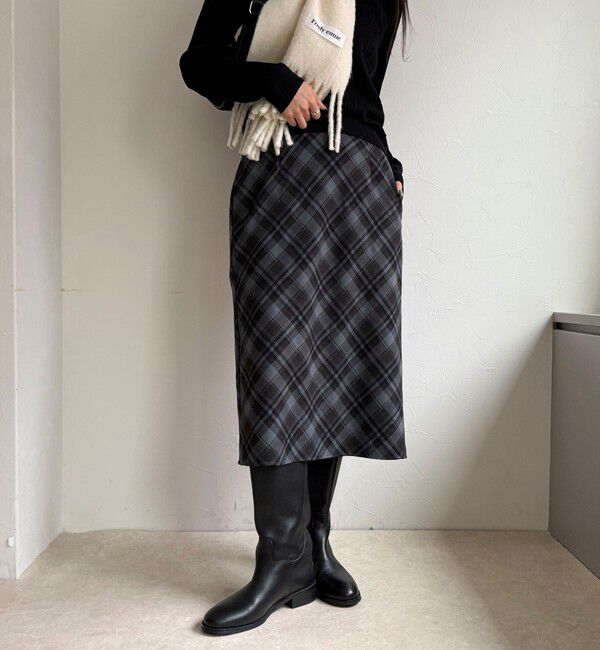 fredy emue「チェックミディスカート」|スカート|