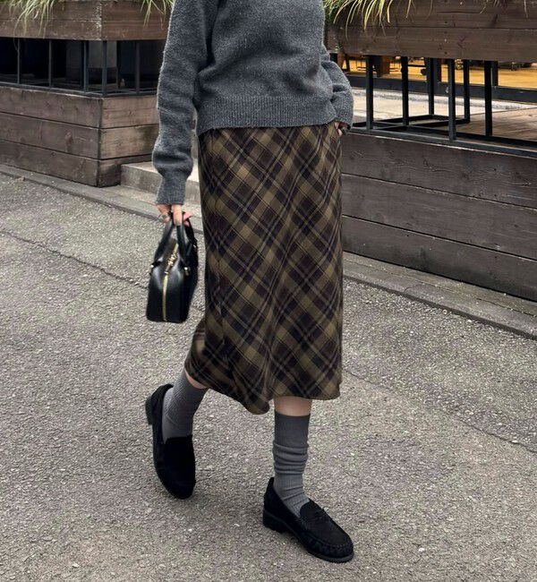 fredy emue「チェックミディスカート」|スカート|