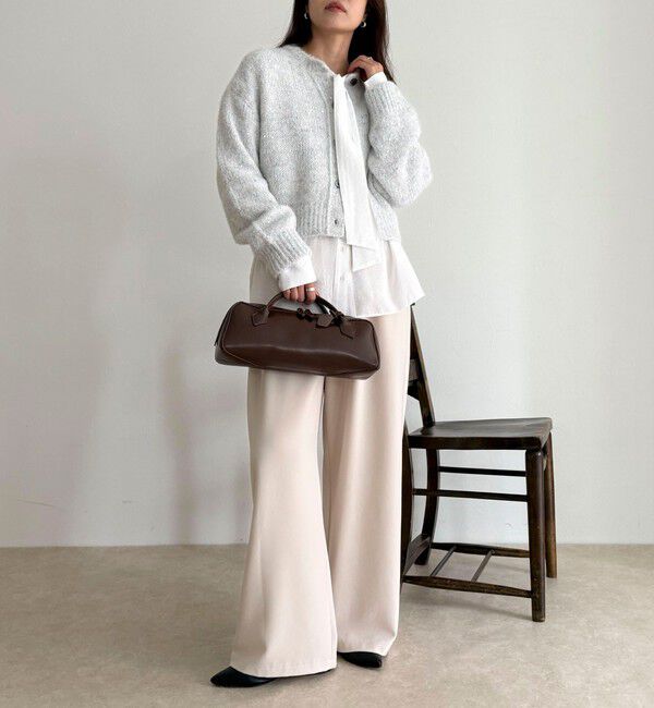 fredy emue「ボウタイギャザーブラウス」|シャツ・ブラウス|