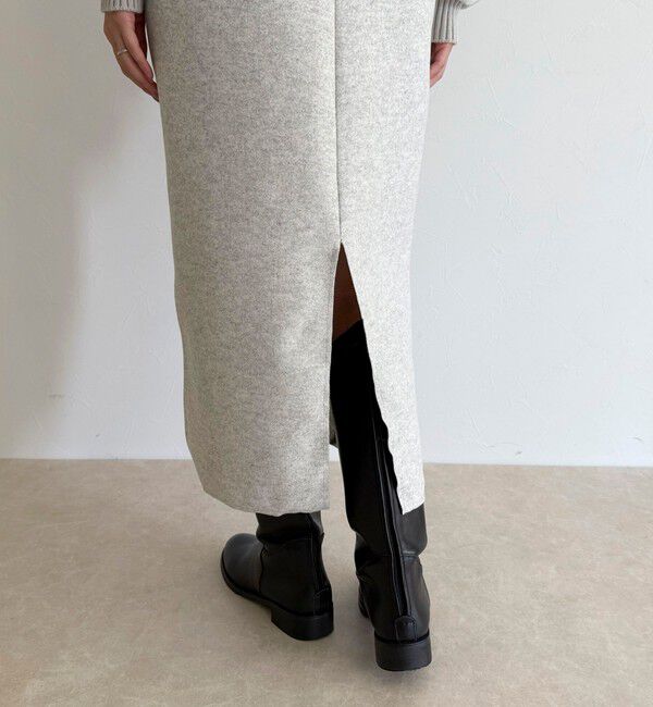 fredy emue「ソフトニットメルトンワンピース」|ワンピース|