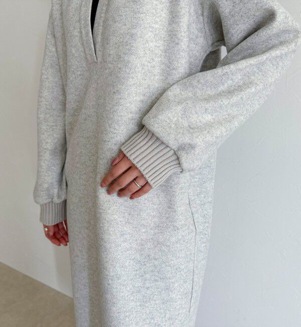 fredy emue「ソフトニットメルトンワンピース」|ワンピース|