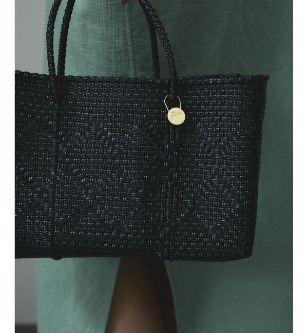 SALON adam et rope'「【Letra（レトラ）for SALON】PRAYA short XS/プラヤメルカドバッグ」|かごバッグ|