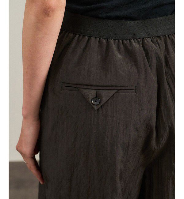 SALON adam et rope'「ウールナイロンワッシャーパンツ」|チノ|