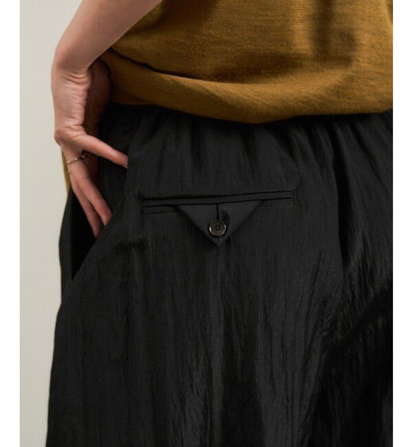 SALON adam et rope'「ウールナイロンワッシャーパンツ」|チノ|