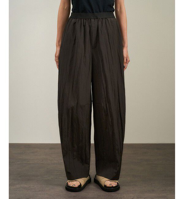 SALON adam et rope'「ウールナイロンワッシャーパンツ」|チノ|