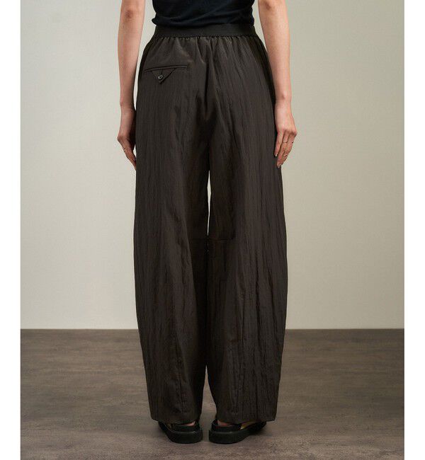 SALON adam et rope'「ウールナイロンワッシャーパンツ」|チノ|