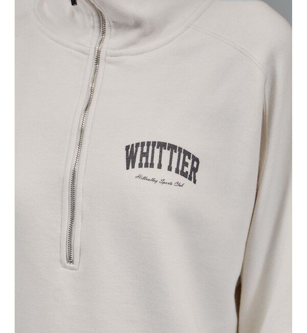 SALON adam et rope'「【WEB限定】ビンテージライクハーフジップスウェット［セットアップ対応］」|スウェット・ジャージ|