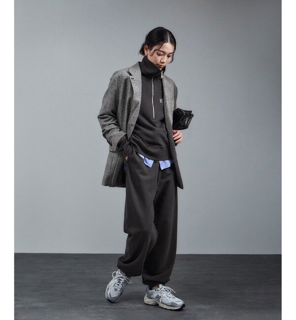 SALON adam et rope'「【WEB限定】ビンテージライクハーフジップスウェット［セットアップ対応］」|スウェット・ジャージ|