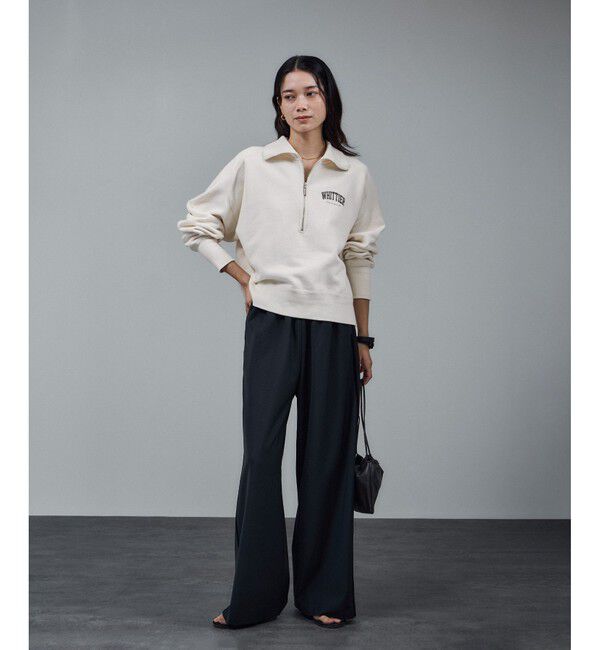 SALON adam et rope'「【WEB限定】ビンテージライクハーフジップスウェット［セットアップ対応］」|スウェット・ジャージ|