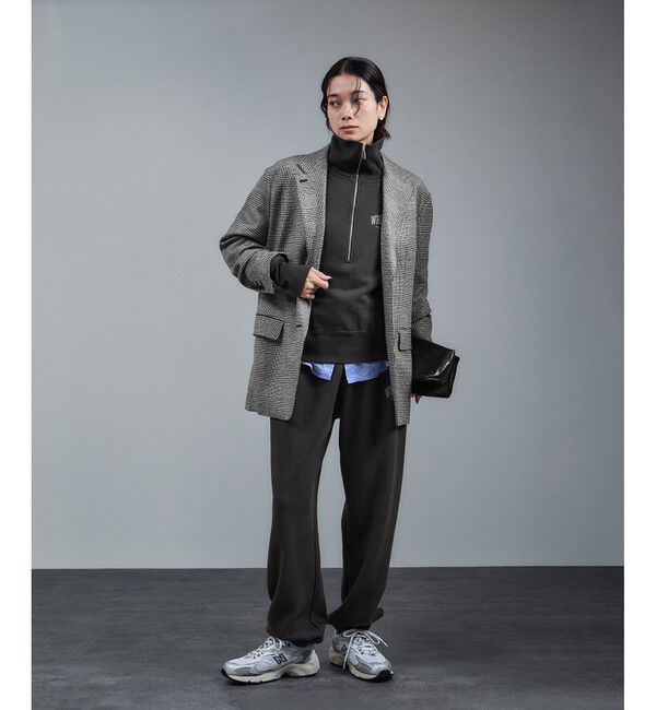 SALON adam et rope'「【WEB限定】ビンテージライクハーフジップスウェット［セットアップ対応］」|スウェット・ジャージ|