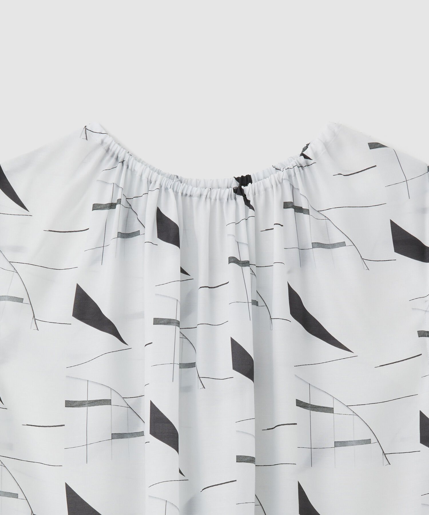 ROPE「プリントシャーリングブラウス/セットアップ対応」|シャツ・ブラウス|