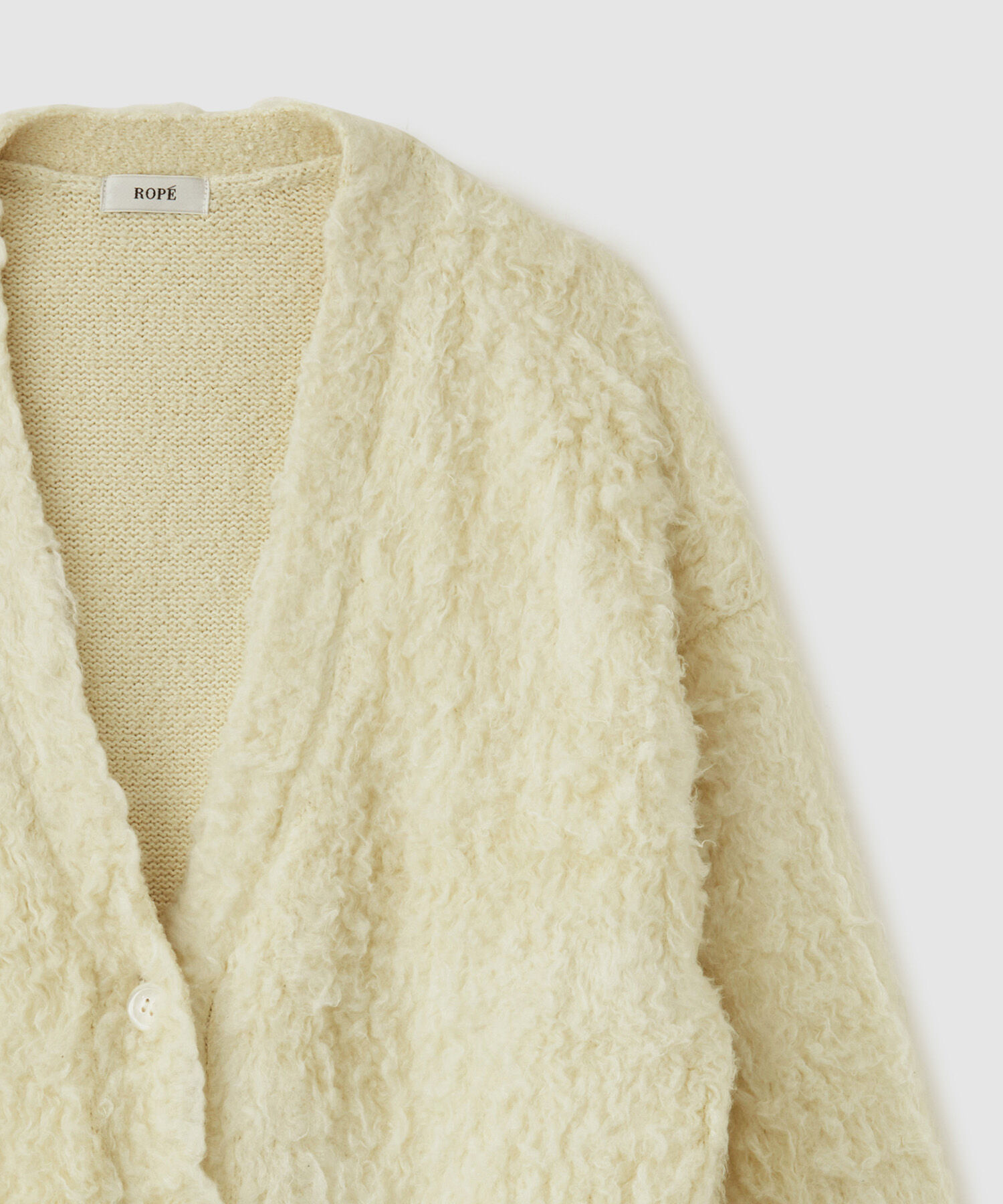 ROPE「シルクシャギーカーディガン/セットアップ対応」|カーディガン|