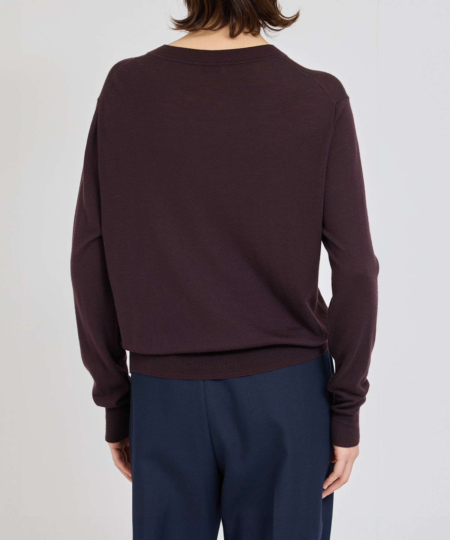 ROPE「SUPER160&rsquo;sメリノウールカーディガン【ロロ・ピアーナ社製ウール使用】/アンサンブル対応」|カーディガン|