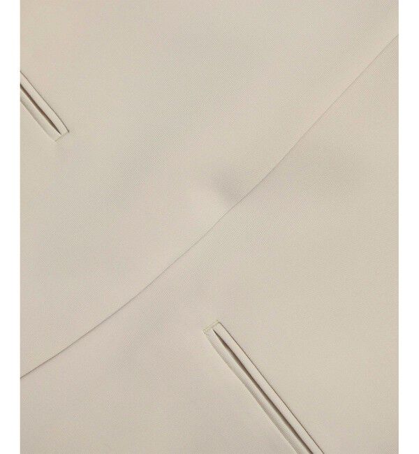 ROPE「トリアセダブルクロスクルーネックジャケット【セレモニー/通勤対応】」|ノーカラージャケット|