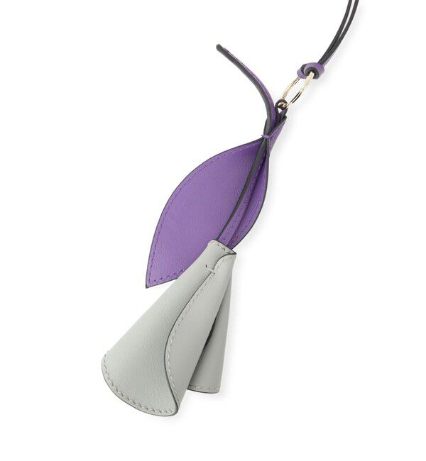 ROPE「【teau・牛革】panier pansy ring charm（キー/バッグチャーム・ネックレス）」|チャーム・キーホルダー|