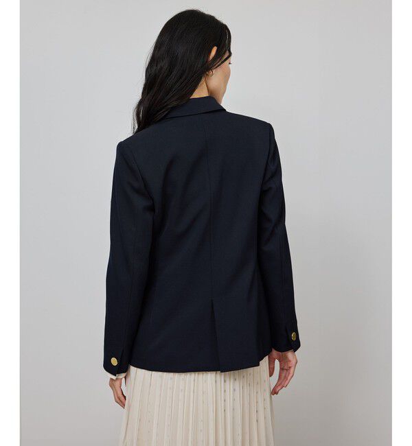 ROPE「ストレッチ金ボタンブレザージャケット」|テーラードジャケット|