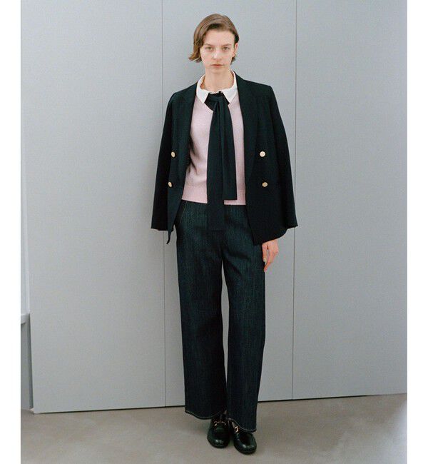 ROPE「ストレッチ金ボタンブレザージャケット」|テーラードジャケット|