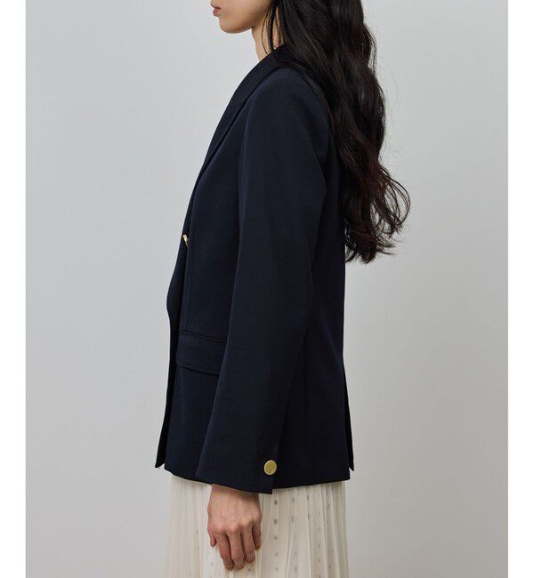 ROPE「ストレッチ金ボタンブレザージャケット」|テーラードジャケット|