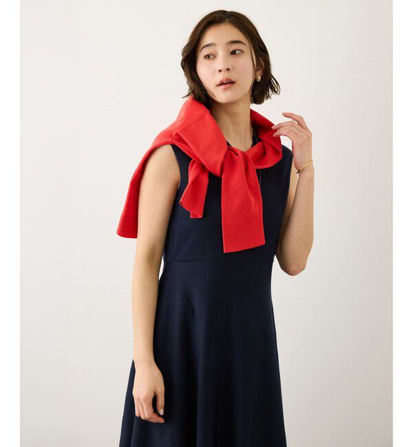 ROPE「LEVITA ニットワンピース/接触冷感・イージーケア」|ワンピース|