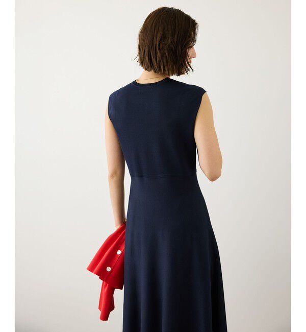 ROPE「LEVITA ニットワンピース/接触冷感・イージーケア」|ワンピース|