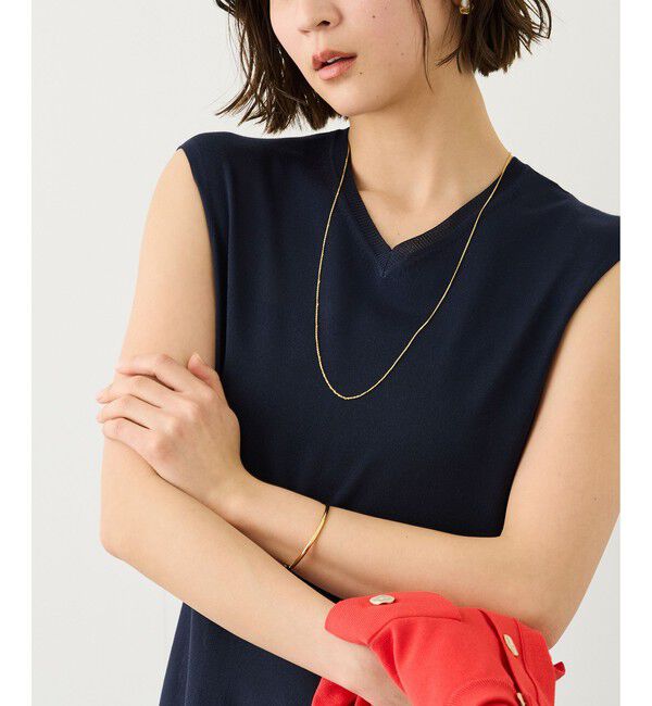 ROPE「LEVITA ニットワンピース/接触冷感・イージーケア」|ワンピース|