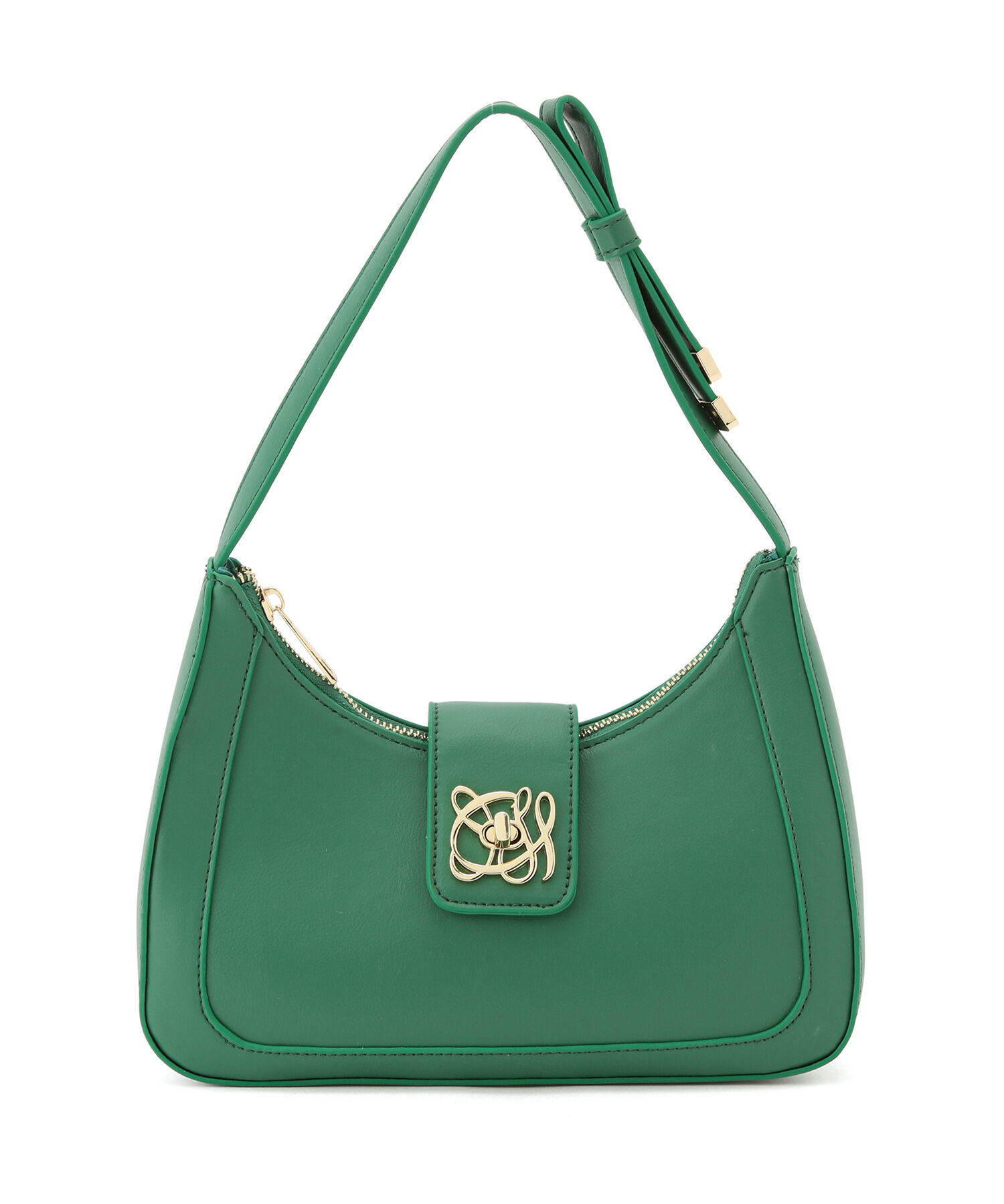 VIS「【ご好評につき追加生産】ハンドルリボンワンショルダーバッグ【180℃美人見え】」|ハンドバッグ|