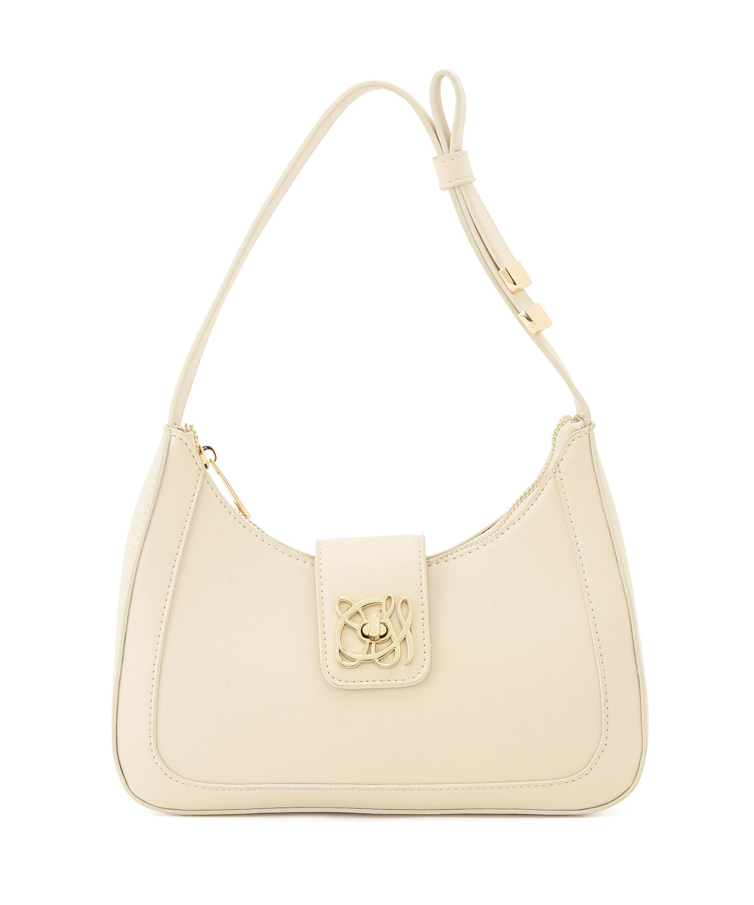 VIS「【ご好評につき追加生産】ハンドルリボンワンショルダーバッグ【180℃美人見え】」|ハンドバッグ|