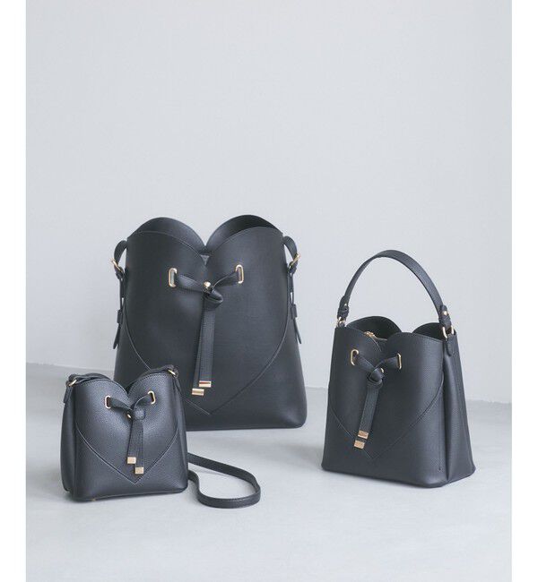 VIS「【A4収納】ハートカットバッグ(ラージサイズ)/追加」|ショルダー・メッセンジャー|