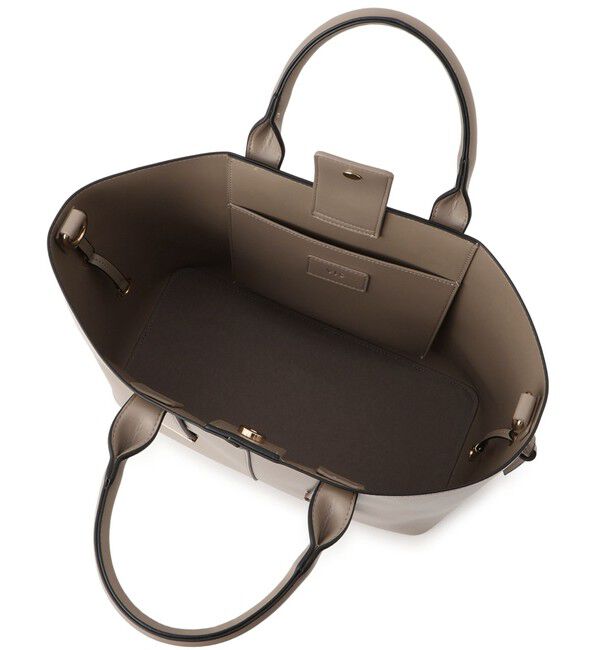 VIS「【復刻/WEB限定】【A4収納】ゴールド金具付きノットトートバッグ/通勤・通学対応」|トートバッグ|