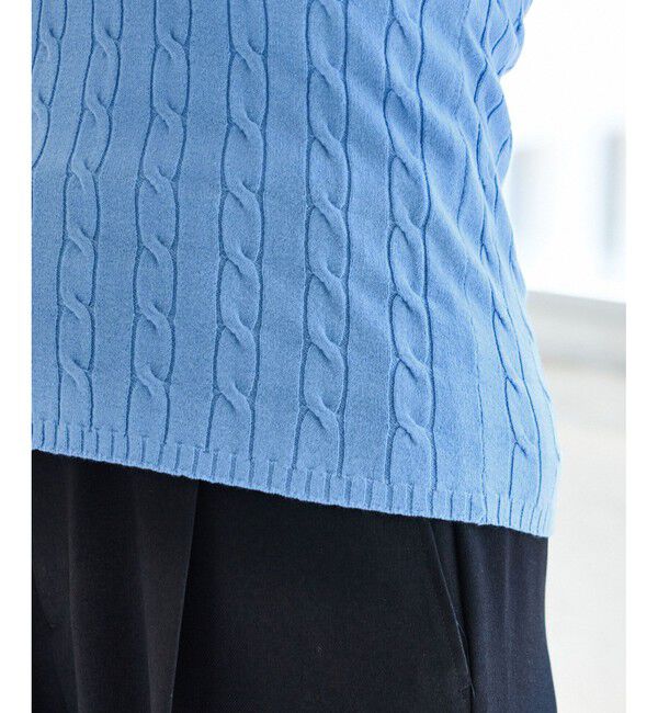 VIS「【前後2WAY】ケーブルニットタンクトップ」|タンクトップ|