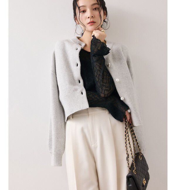 VIS「フレアスリーブレースインナートップス」|Tシャツ・カットソー|