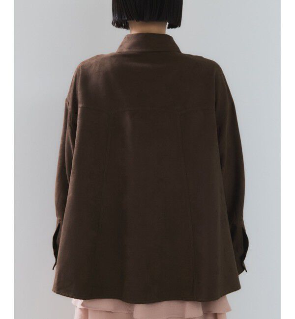 VIS「スエードライクロングスリーブシャツ」|シャツ・ブラウス|